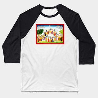 Dance of Krishna and the Gopis, Mughal, India 1750–65 Baseball T-Shirt